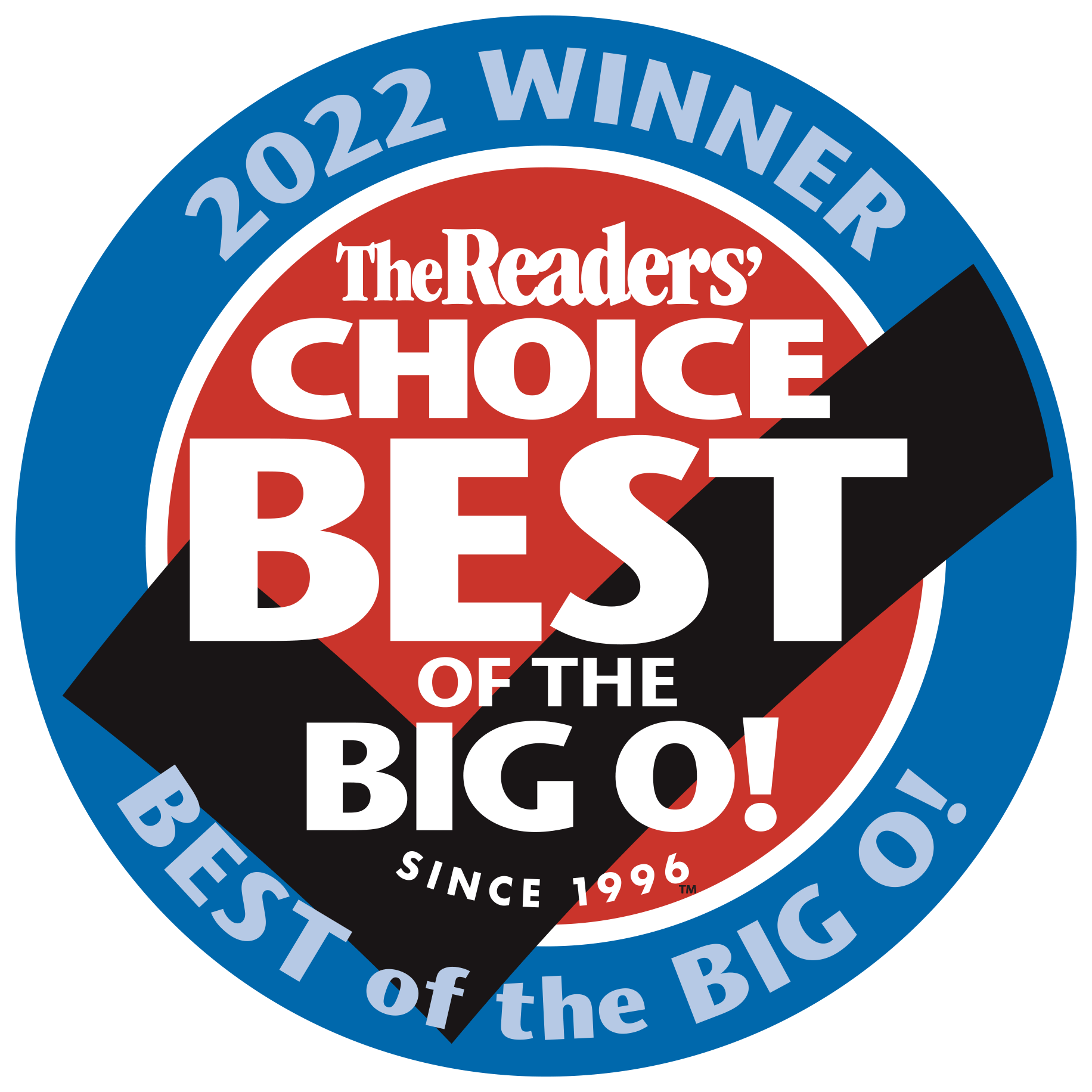 2022 Winner The Readers' Choice Best of the Big O!