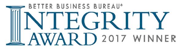 BBB Integrity Award 2017 Winner