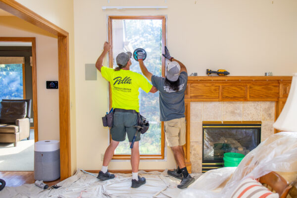 Pella expert installers setting new window