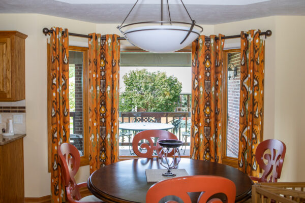Pella Lifestyle windows in dining room