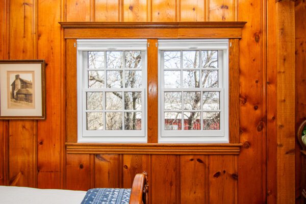 Pella Reserve double hung window with grilles