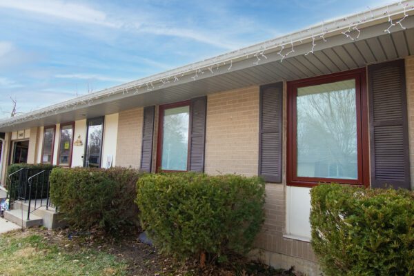 brick home after Lifestyle window replacement