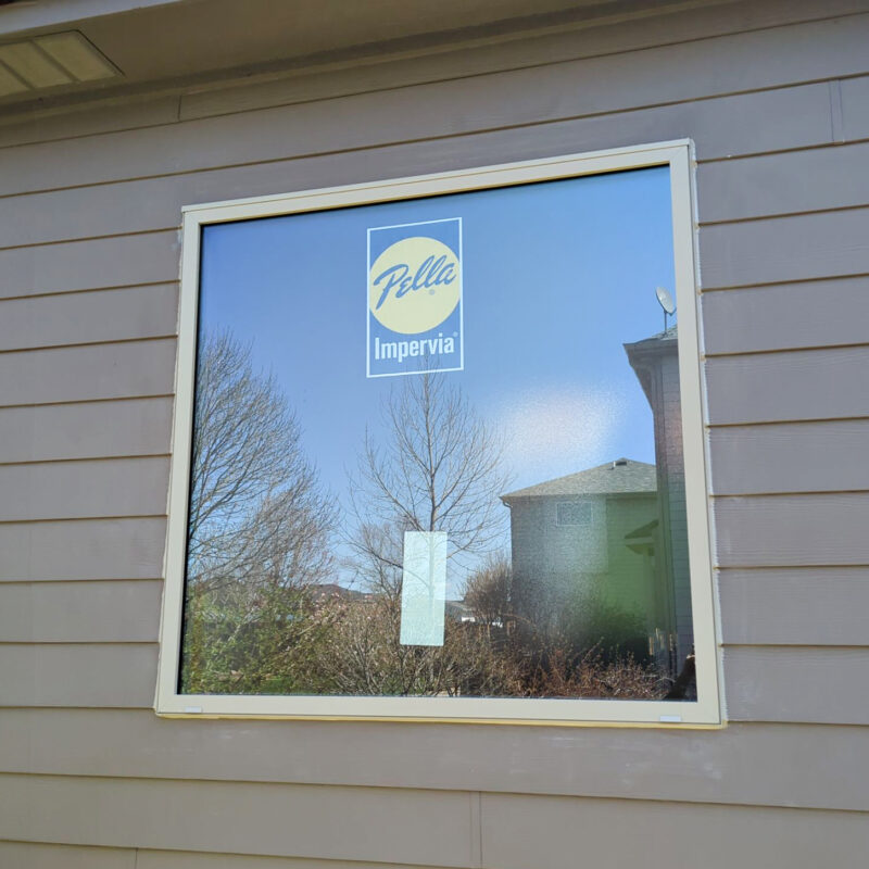 Pella Impervia obscured glass replacement window