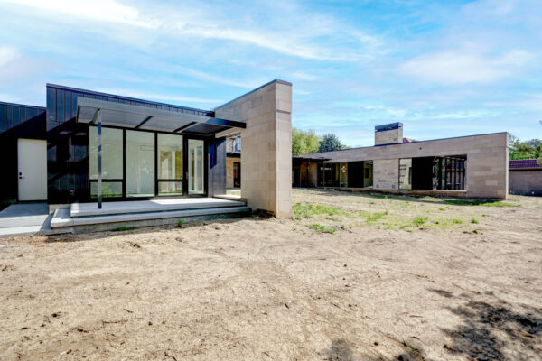 Exterior European home remodel with Pella Reserve windows