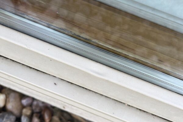 hail damaged window