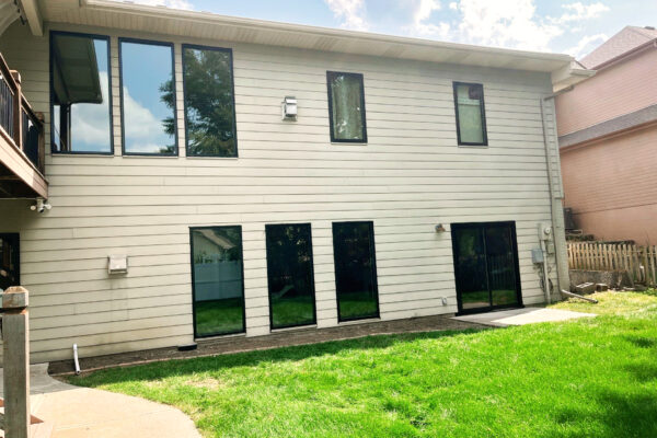 Black Impervia Windows on exterior