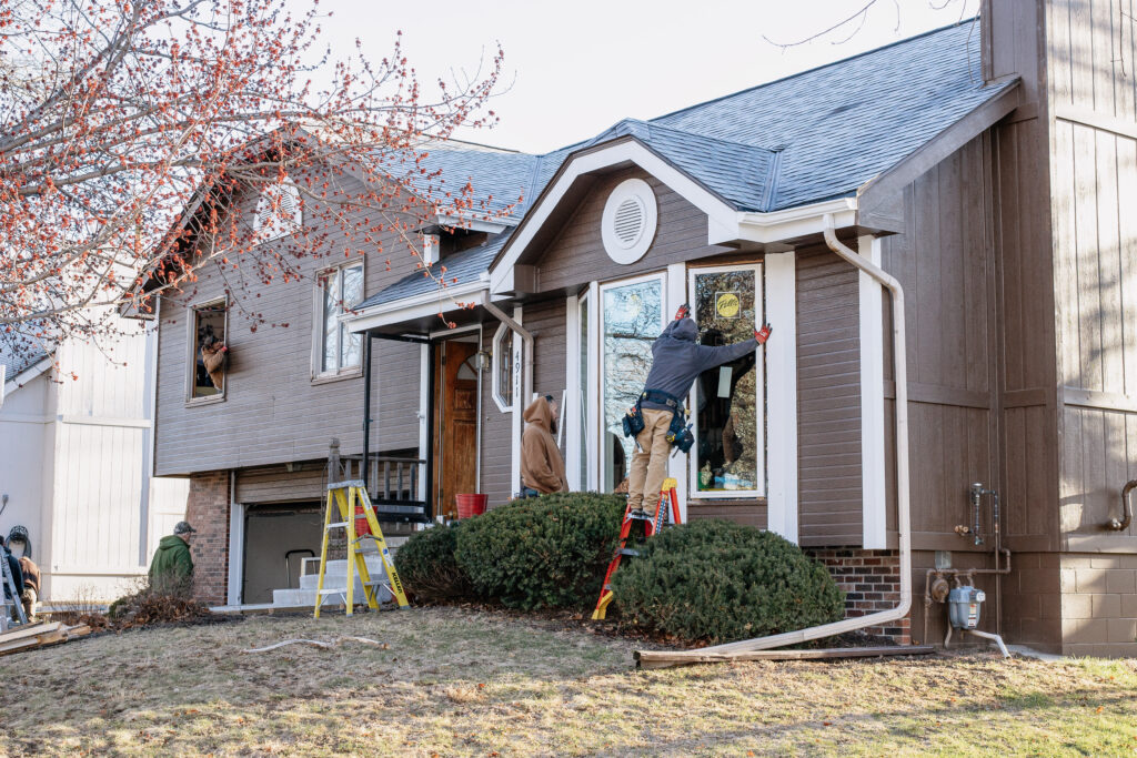 Pella expert installers at work