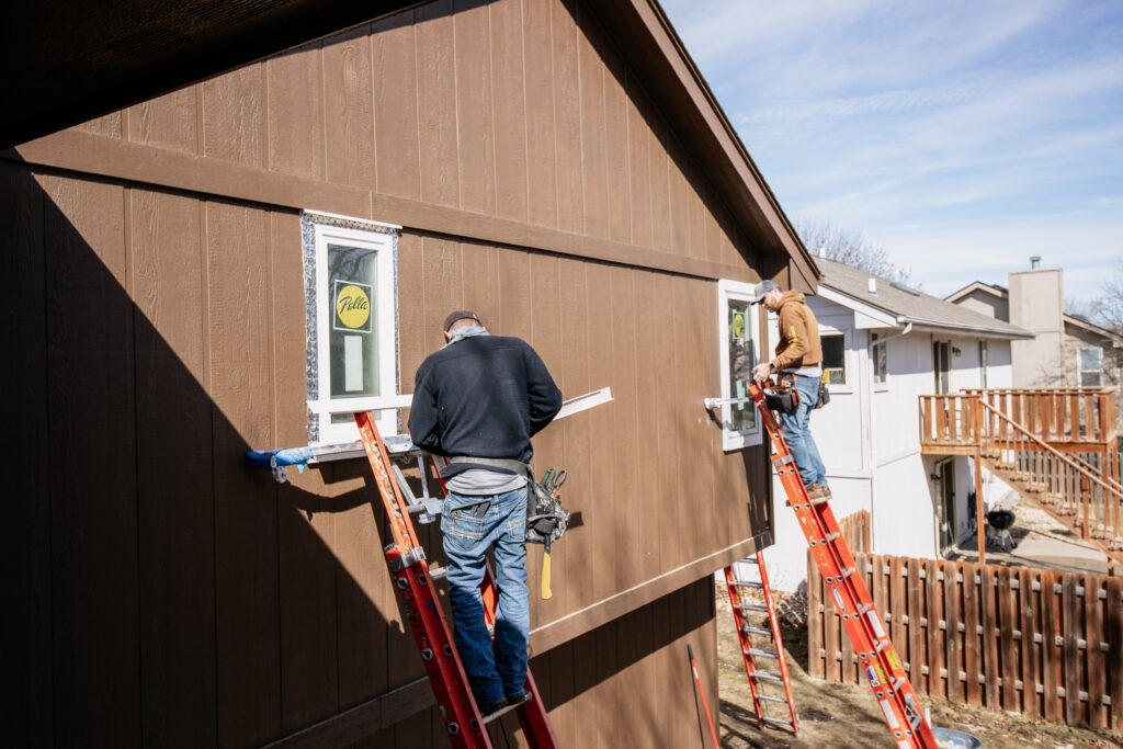 Pella expert installers wrapping windows