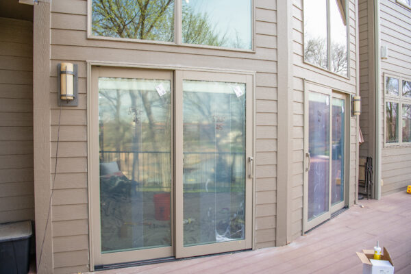 Exterior putty Lifestyle sliding patio doors