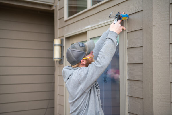 Pella expert installer caulking sliding patio door