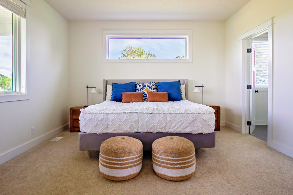 Farmhouse bedroom windows 