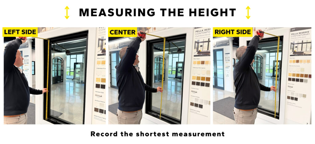 Measure the Height of window