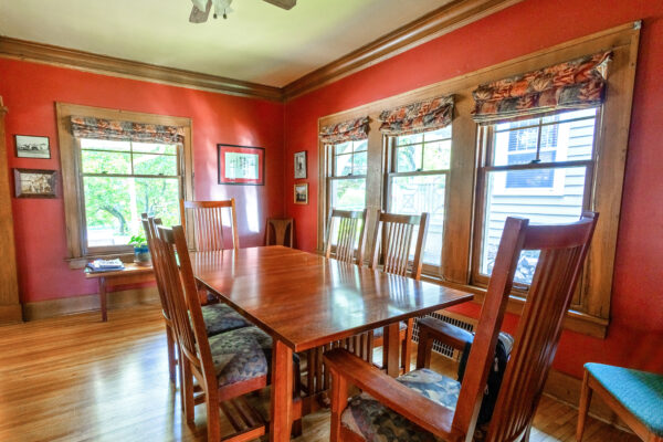 Pella Lifestyle windows in dining room