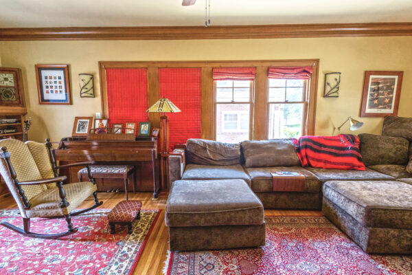 Pella Lifestyle double hung windows in living room