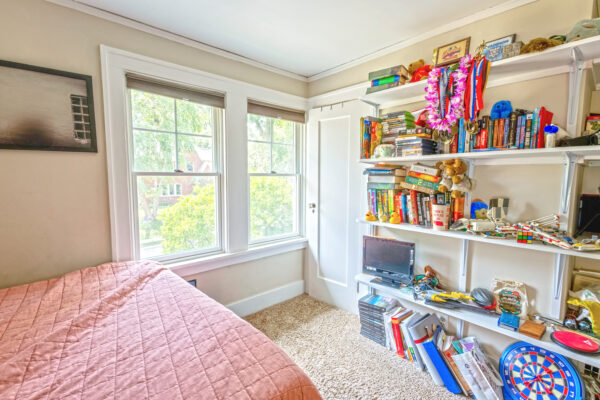 Pella windows in bedroom