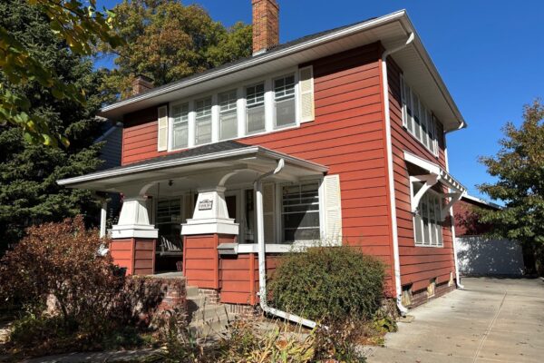 Historic home before window replacement