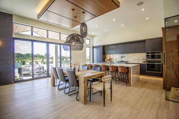 Pella Lifestyle multi-slide patio door in kitchen