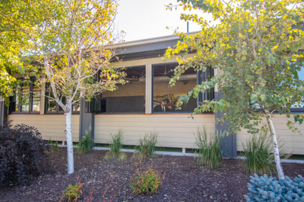 Westend Lounge outdoor bi-fold windows open