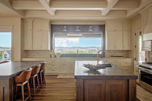 Picture window above kitchen sink