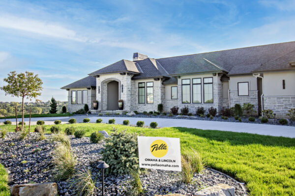 Exterior Pella windows contemporary home