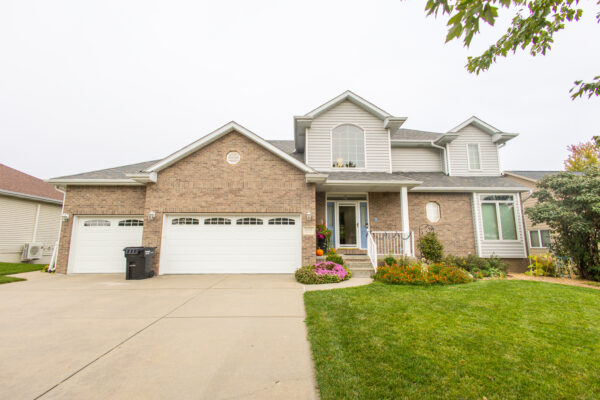 Front exterior of traditional home