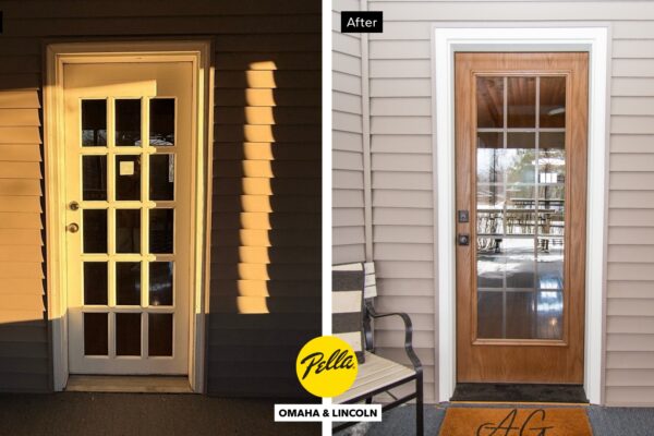 Full light fiberglass before and after