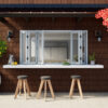 standard bifold passthrough vinyl window