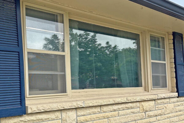 Before window replacement exterior