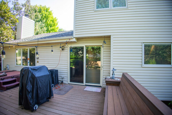 Pella Lifestyle series sliding patio door exterior