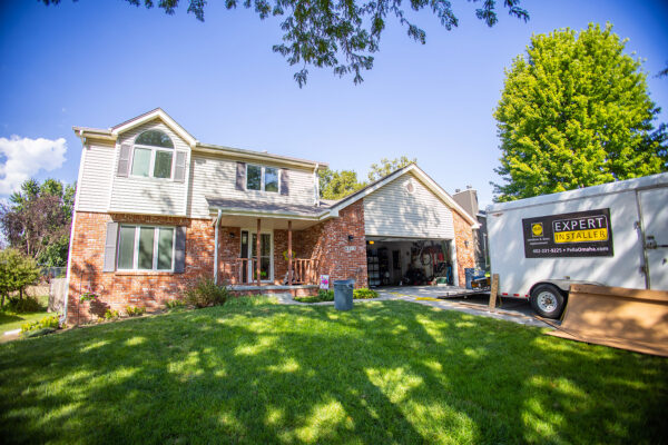 Front exterior before replacement