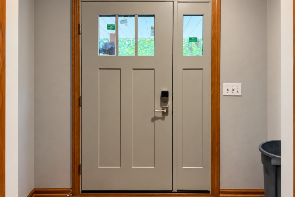 Pella front entry door interior