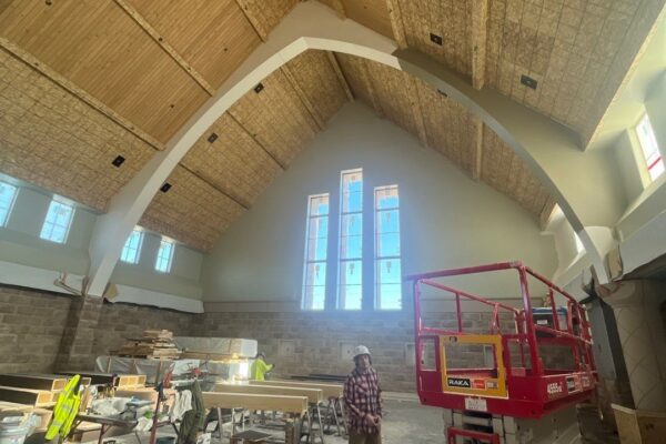 Pella Reserve windows at church alter